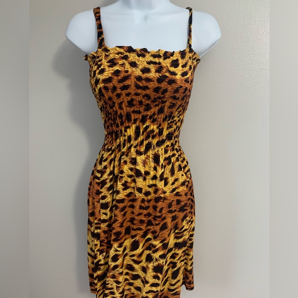 NWT Just Love Animal Print  Mini Dress